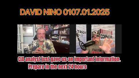 Nino - CIA Analyst Just Gave Us Important Information - Prepare in the Next 24 Hours