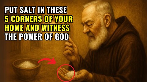 Padre Pio Reveals - Put Salt in These 5 Corners of Your Home and Witness the Power of God