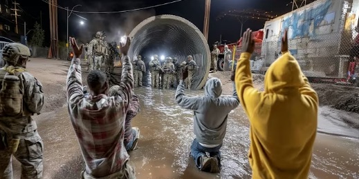 Migrant Gang Challenges US Marines... Instantly Gets Captured (Video)